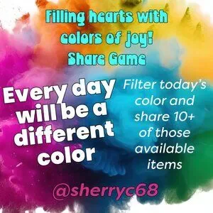 Share Game | Accessories | 6926 Todays Color Is Black Filling Hearts ...
